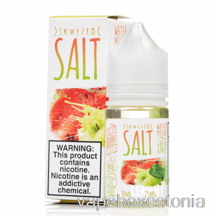 Vape Box Estonia Arbuus Roheline õun - Skwezed Soolad - 30ml 25mg